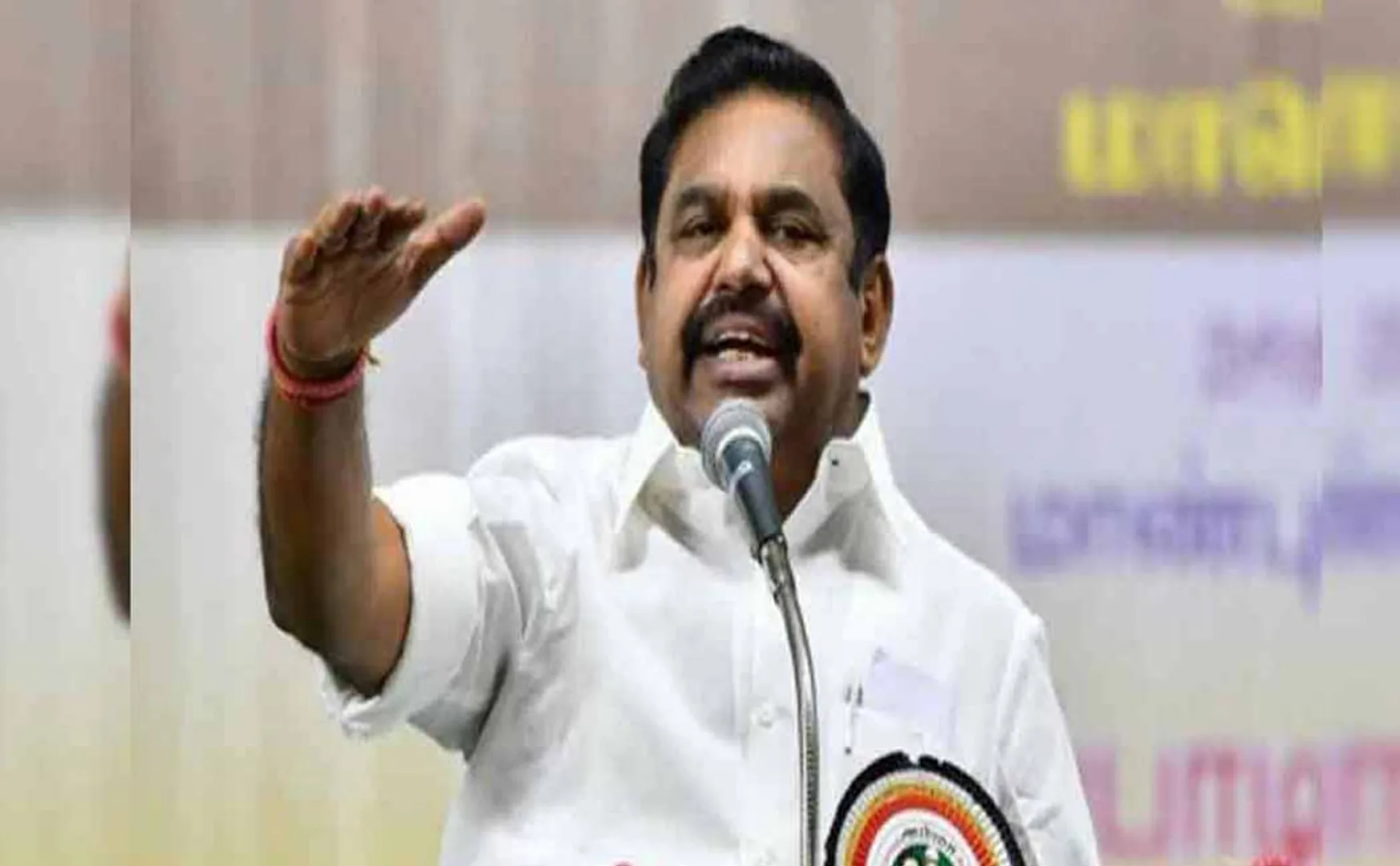  Edappadi Palaniswami insists on 'working with awareness